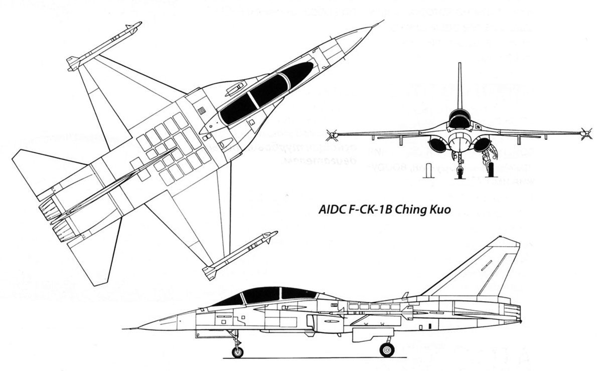 资料图：台湾汉翔航空工业（AIDC）研制的IDF“经国”（Ching-kuo）战斗机。